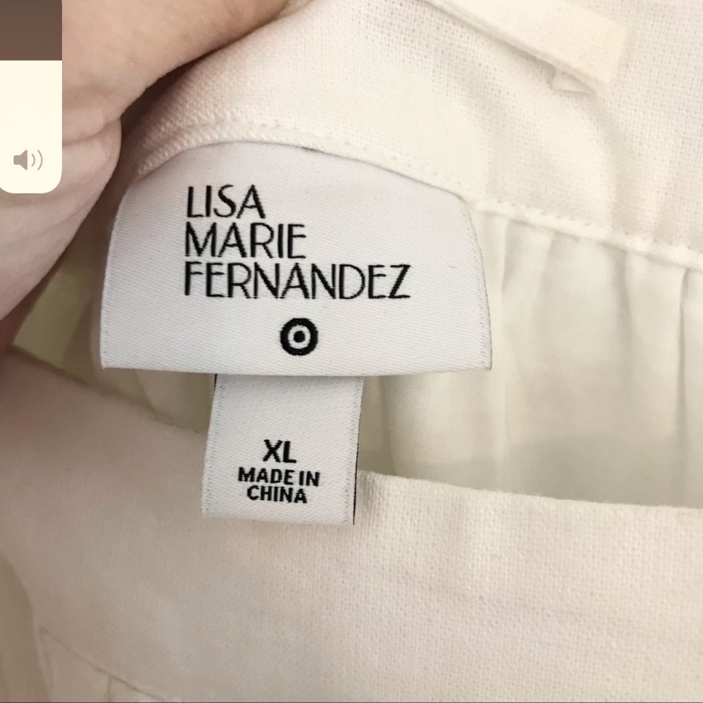 Lisa Marie Fernandez x Target White Ric Rack Dress Size XL - Picture 4 of 5